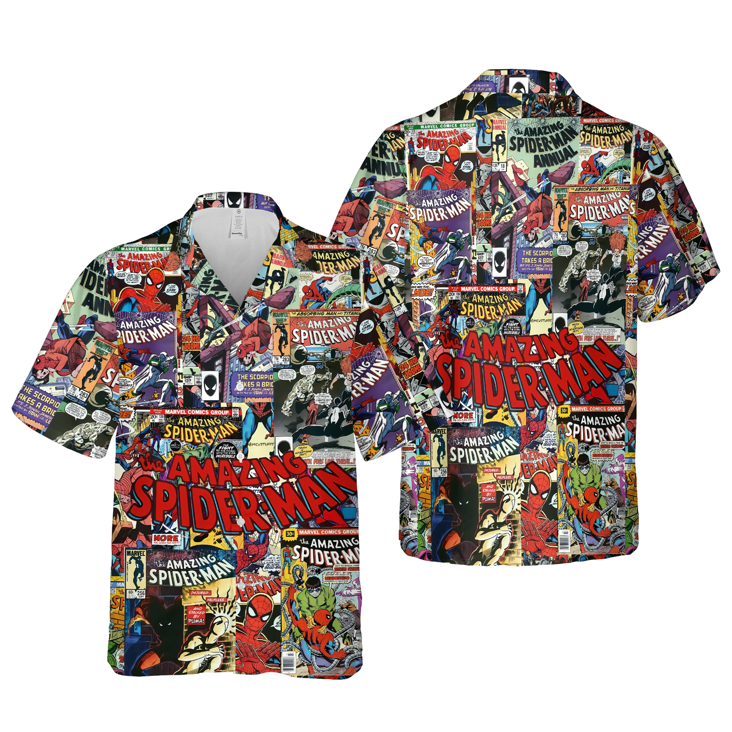 Spiderman Summer Hawaiian Shirt, Button Down Shirt For Men & Women - Picture 1 of 15