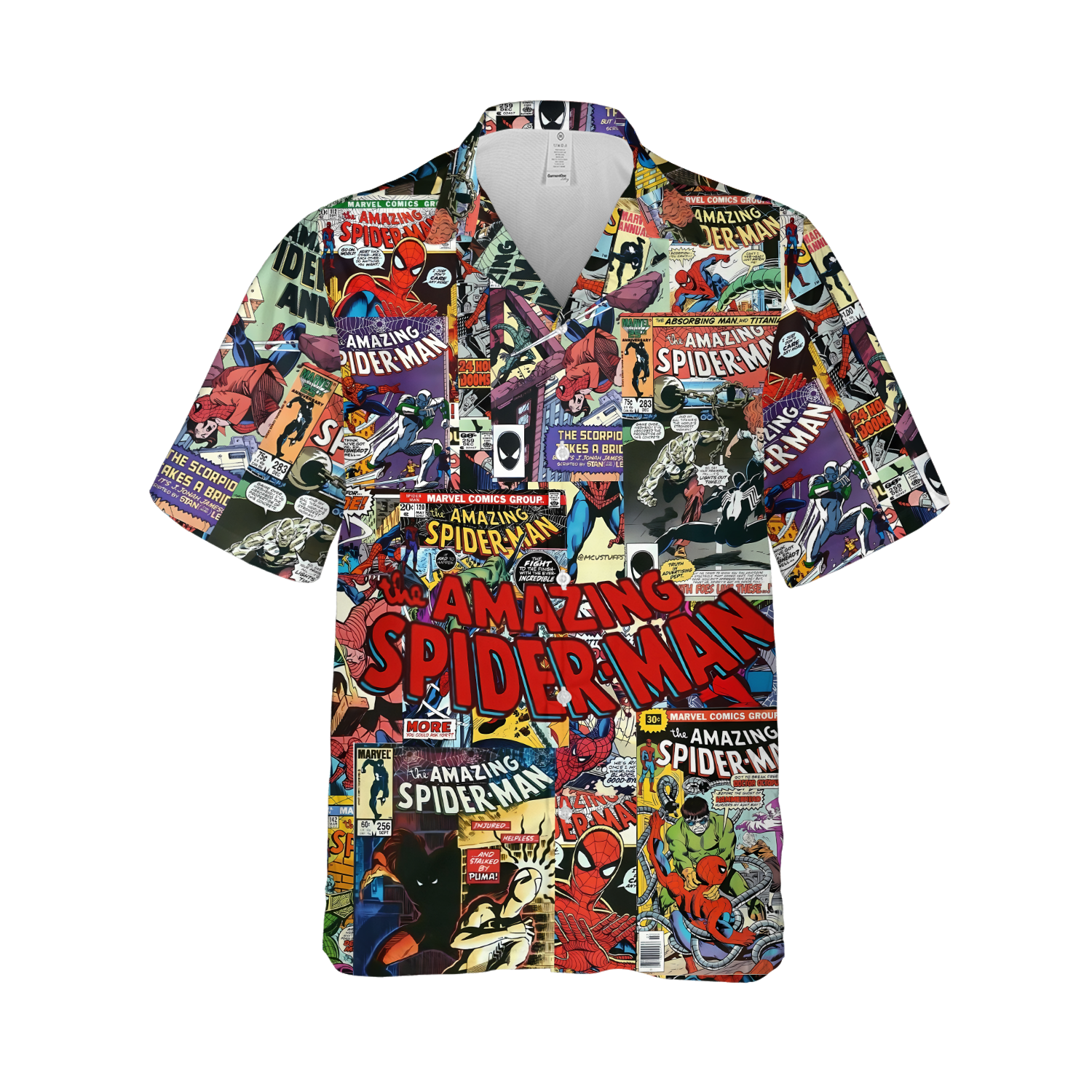 Spiderman Summer Hawaiian Shirt, Button Down Shirt For Men & Women - Picture 8 of 15